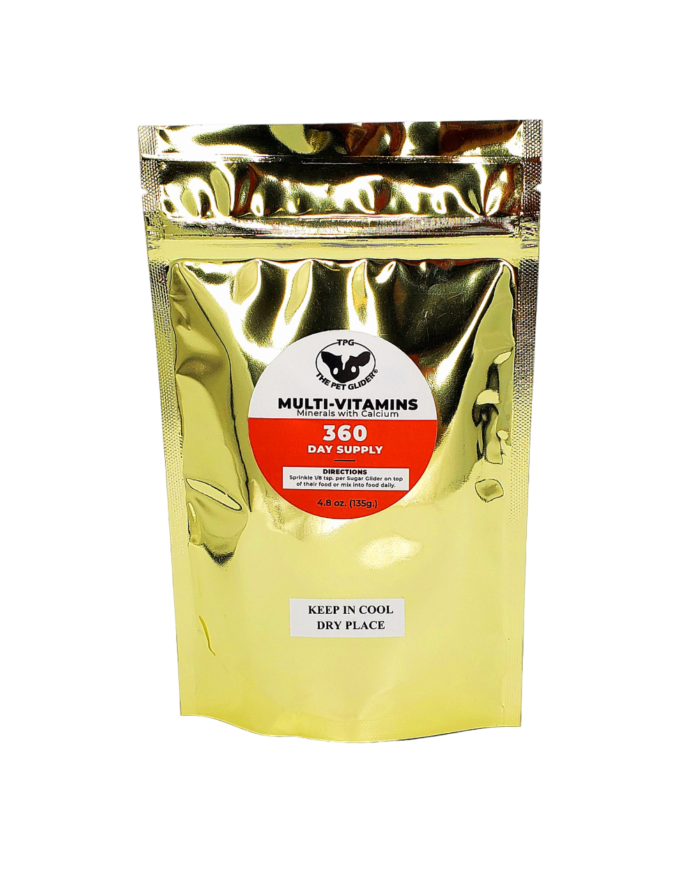 Glider-Cal Calcium Supplement For Sugar Gliders – Healthy 3.5 Oz Formula