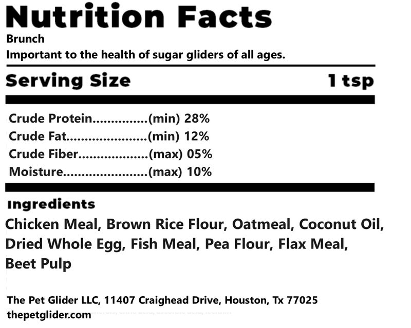 180 Ultimate Sugar Glider Nutritional Package