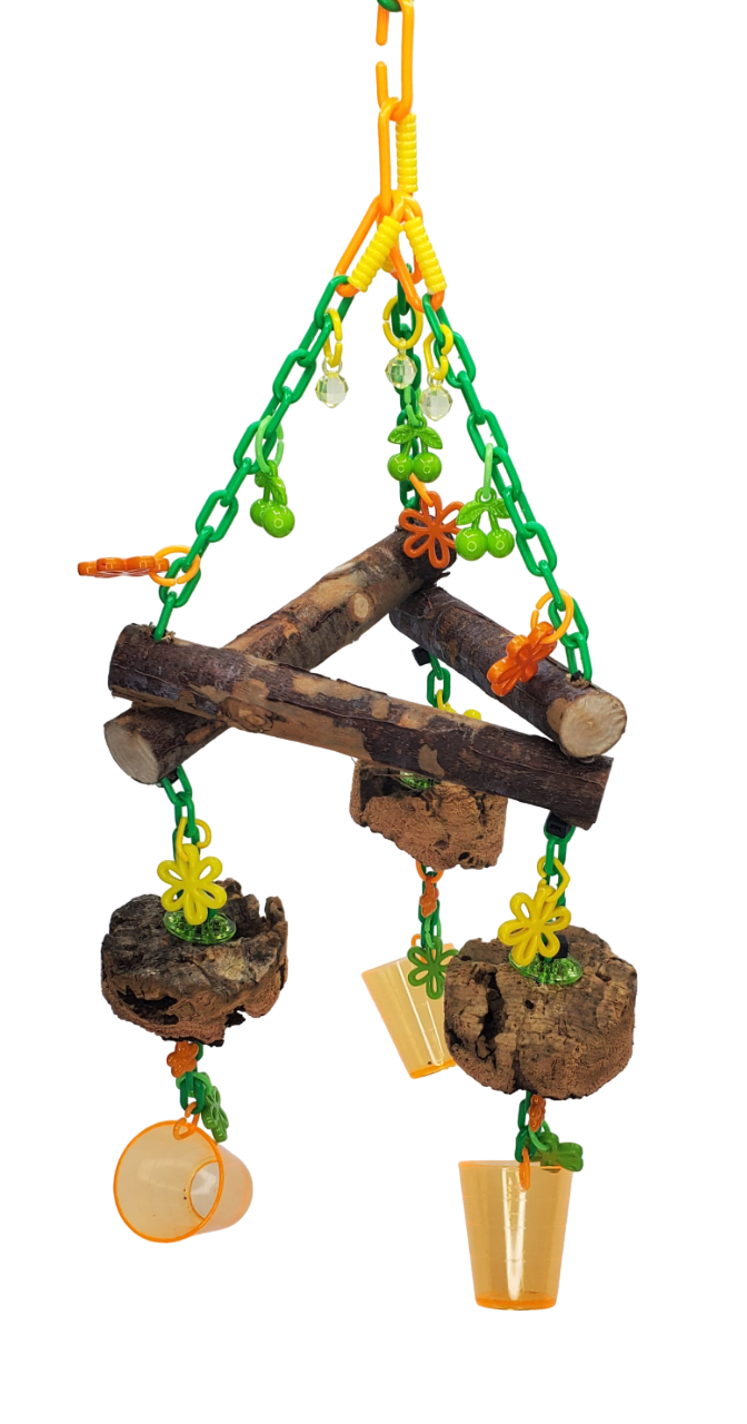 Eucalyptus & Cork Triangle Swing