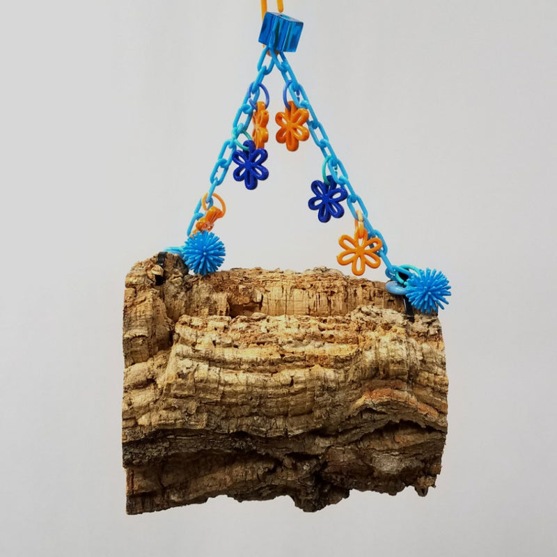 Hanging Cork Bark Logs