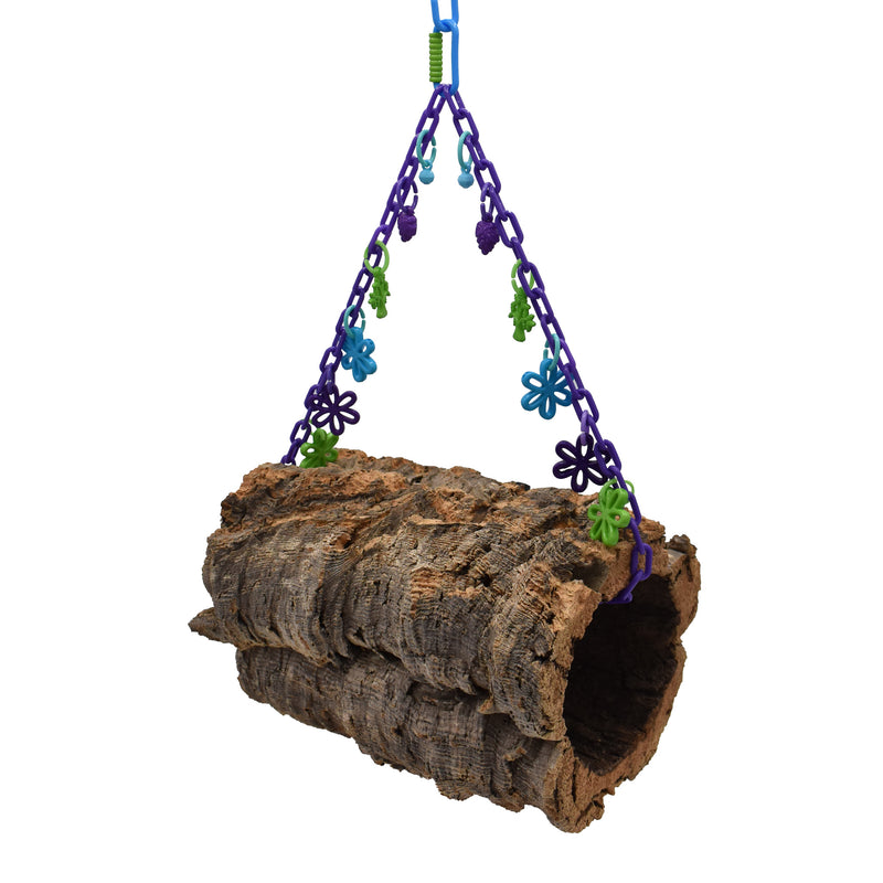 Hanging Cork Bark Logs