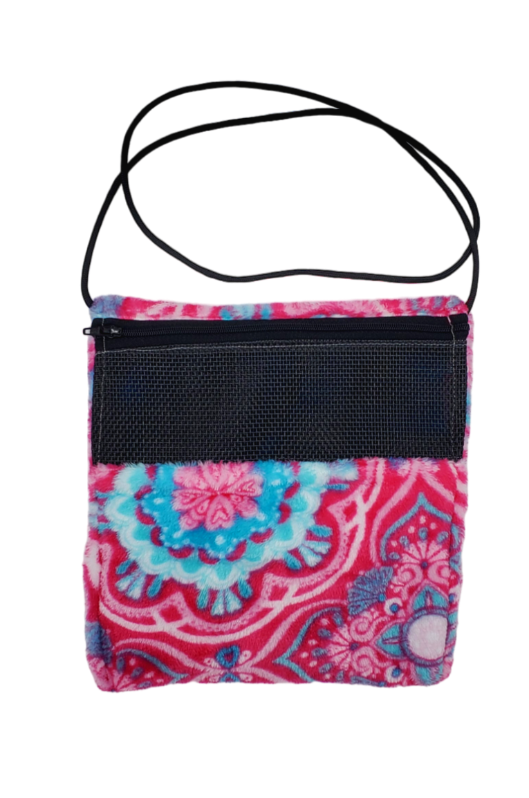 Pattern Double Lined Bonding Pouch W/ View