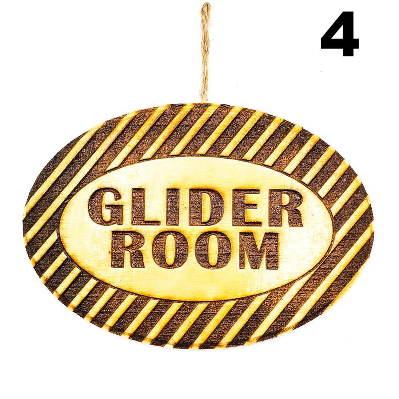 Glider Room Plaque