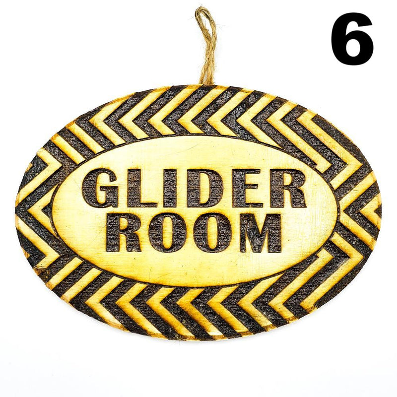 Glider Room Plaque