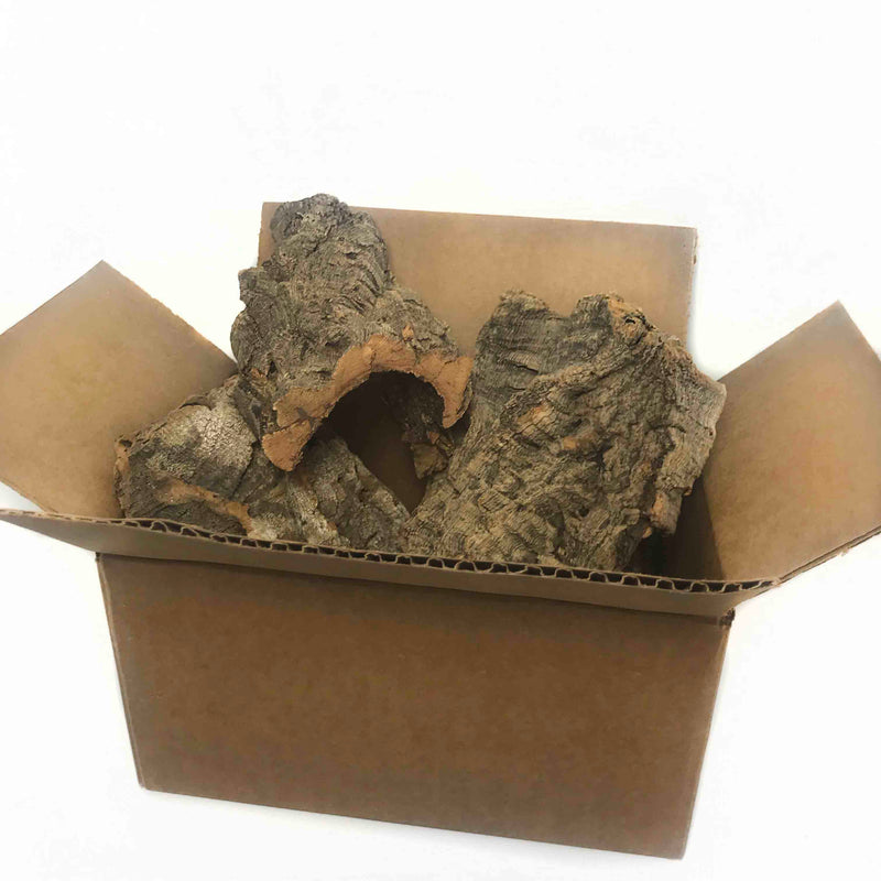 Bulk box of cork bark