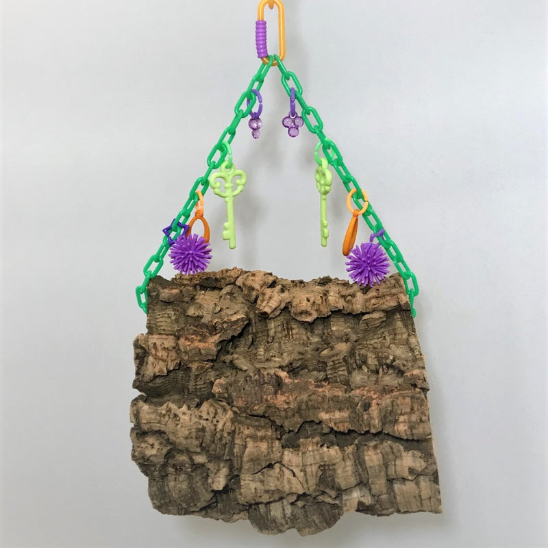 Hanging Cork Bark Logs